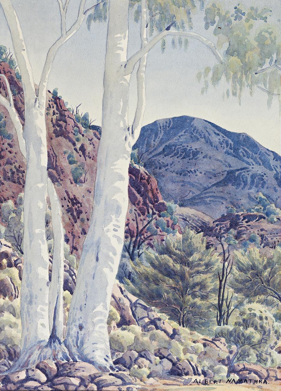 GHOST GUMS, MACDONNELL RANGE, c.1947 Deutscher and Hackett